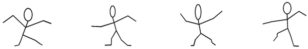Samples of stickmen